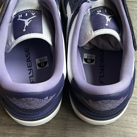 Jordan 1 Low Flyease purple shoes - Picture 5 of 8